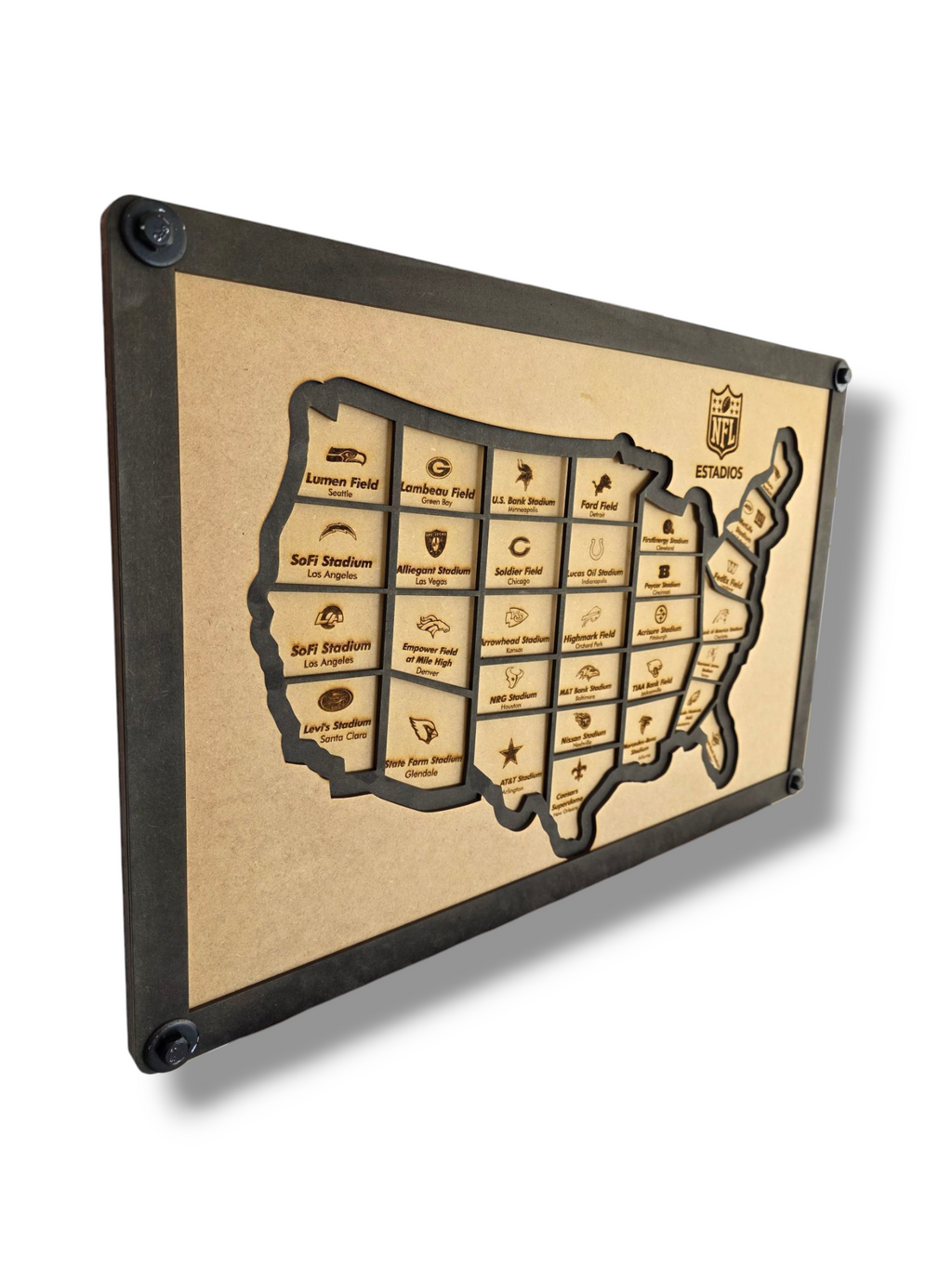 Mapa NFL Estadios