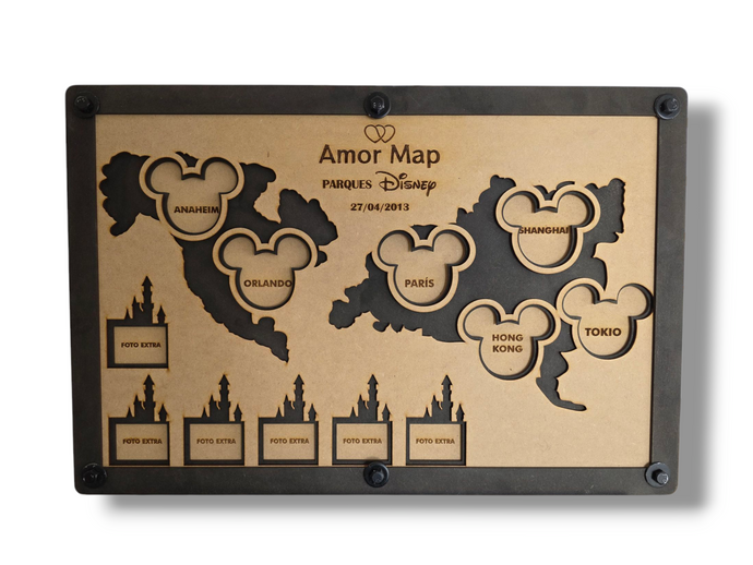 Mapa Parques Disney