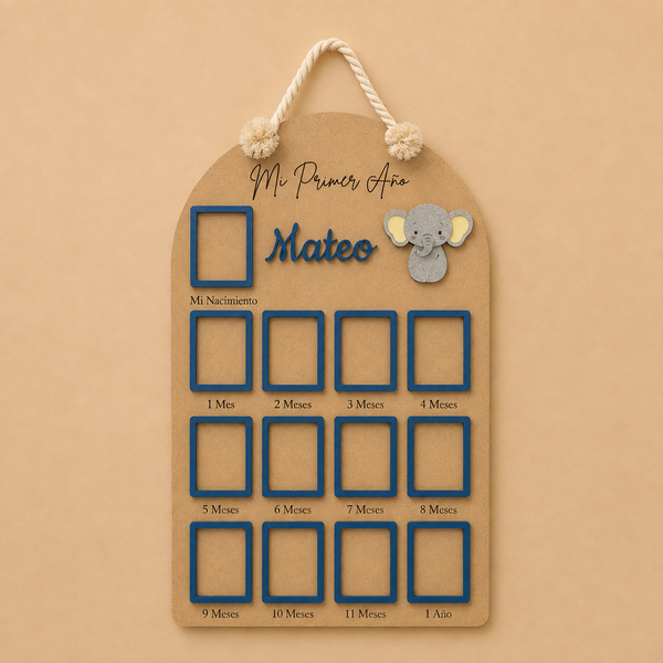 Banner Meses Elefante - Personalizado