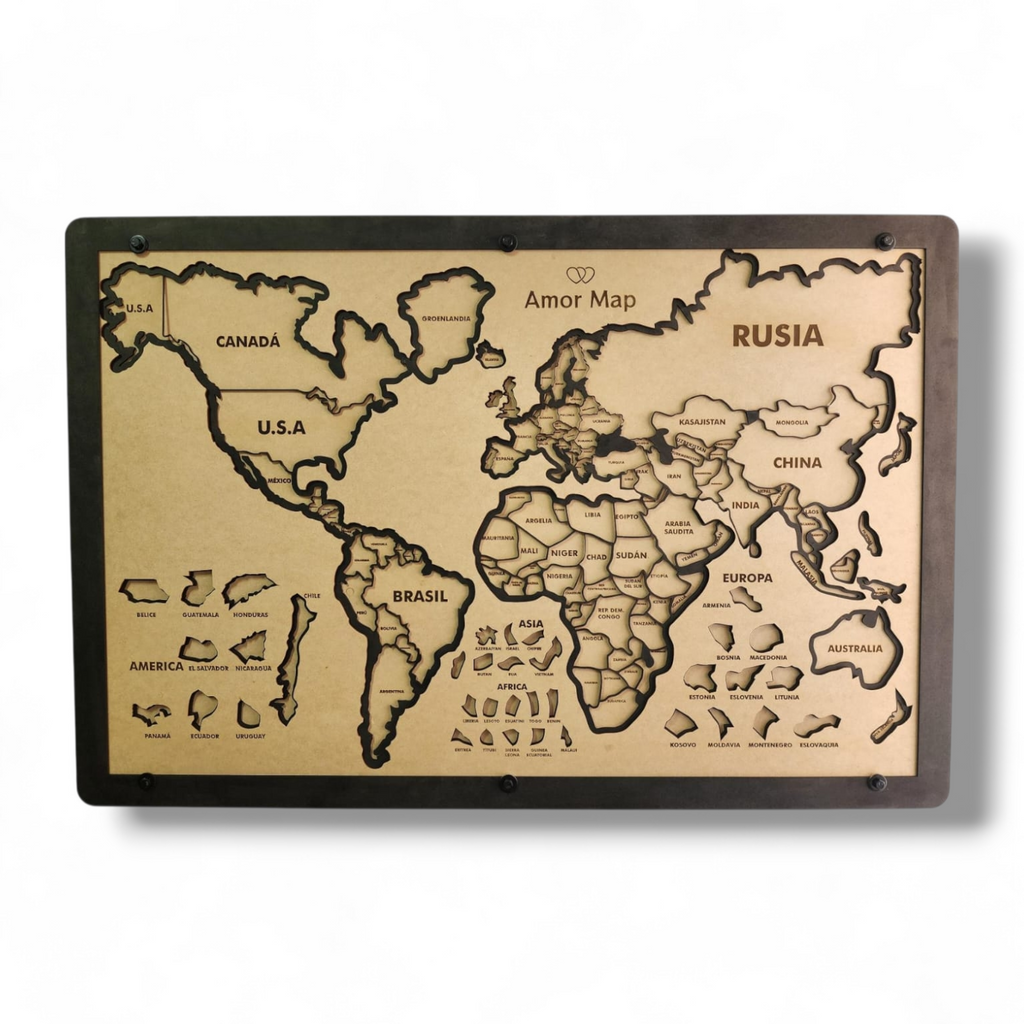 Mapa MUNDIAL - Amor Map