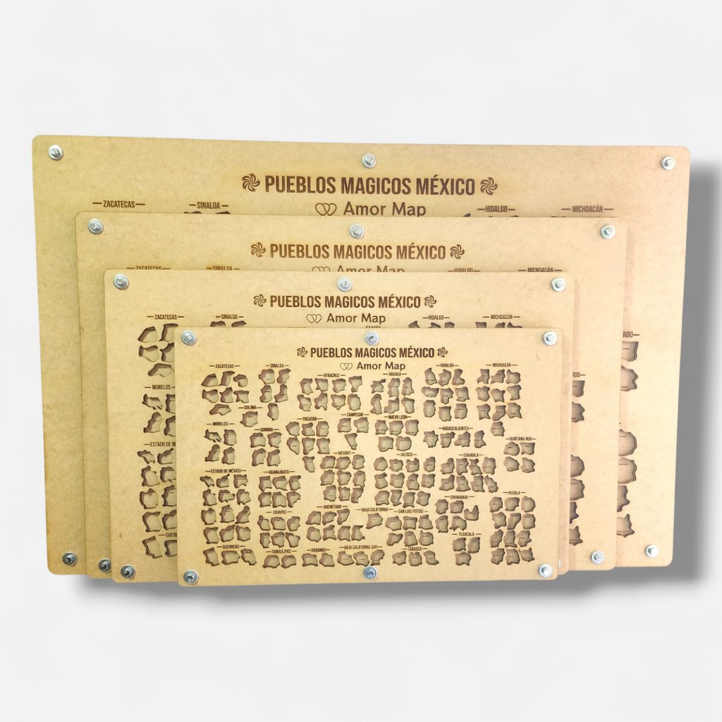 Mapa PUEBLOS MAGICOS - AMOR MAP