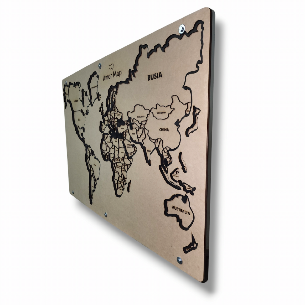 Mapa MUNDIAL - Amor Map